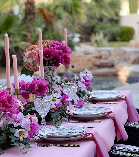9 Tips To Design A Stunning Pink Tablescape Like A Pro! – Rb Italia Blog within